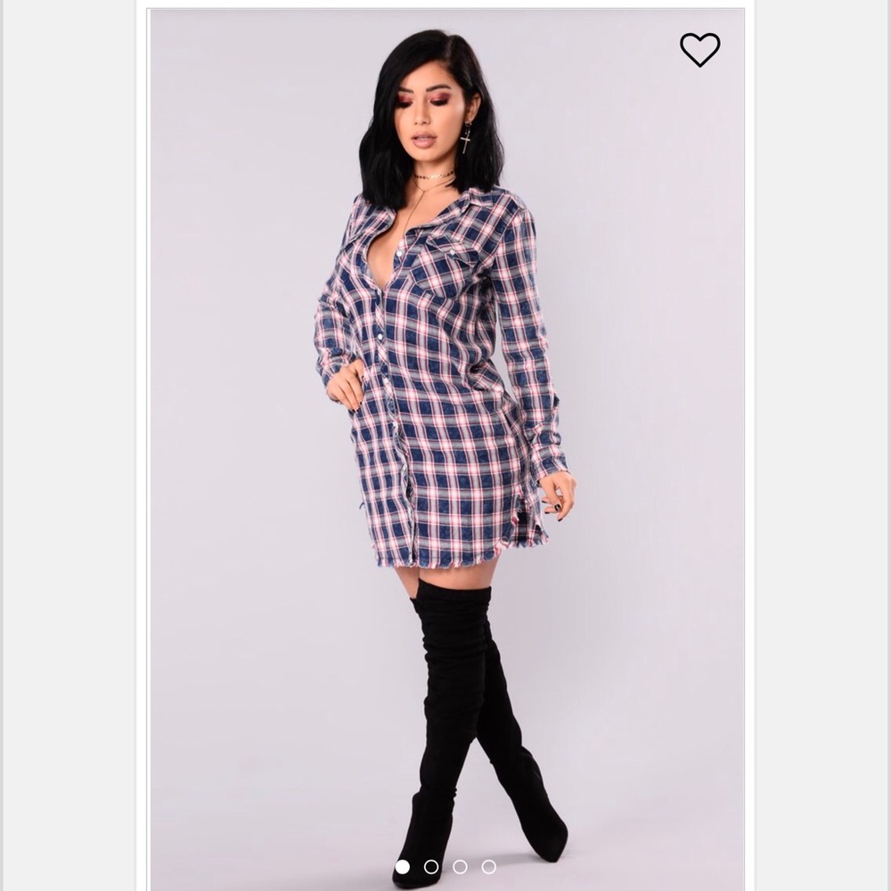Small town plaid tunic
